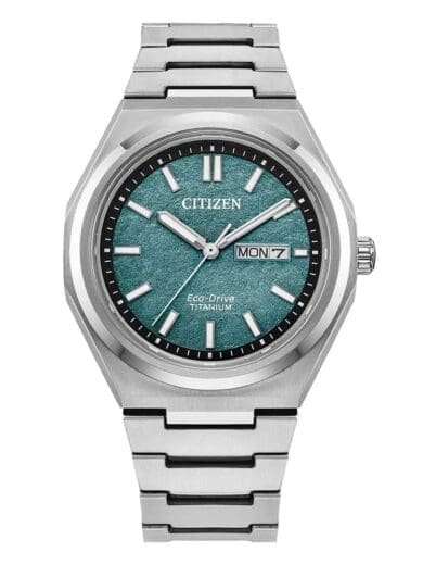 Citizen Eco-Drive Zenshin Three-hand Titanium Watch AW0130-85X