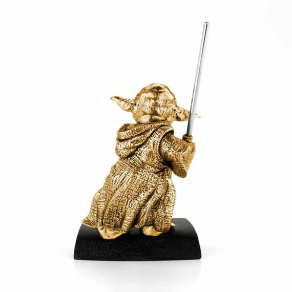 Royal Selangor Star Wars Gilt Yoda Pewter Figurine EC4323A - Image 3