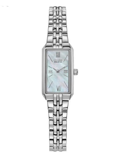 Citizen Eco-Drive Silhouette Rectangular Watch EG2691-57D
