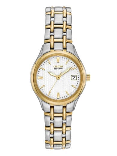 Citizen Eco-Drive Silhouette Two Tone Watch EW1264-50A
