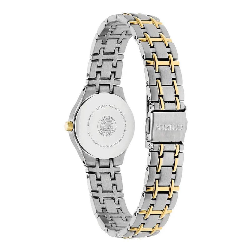 Citizen Eco-Drive Silhouette Two Tone Watch EW1264-50A - Image 2
