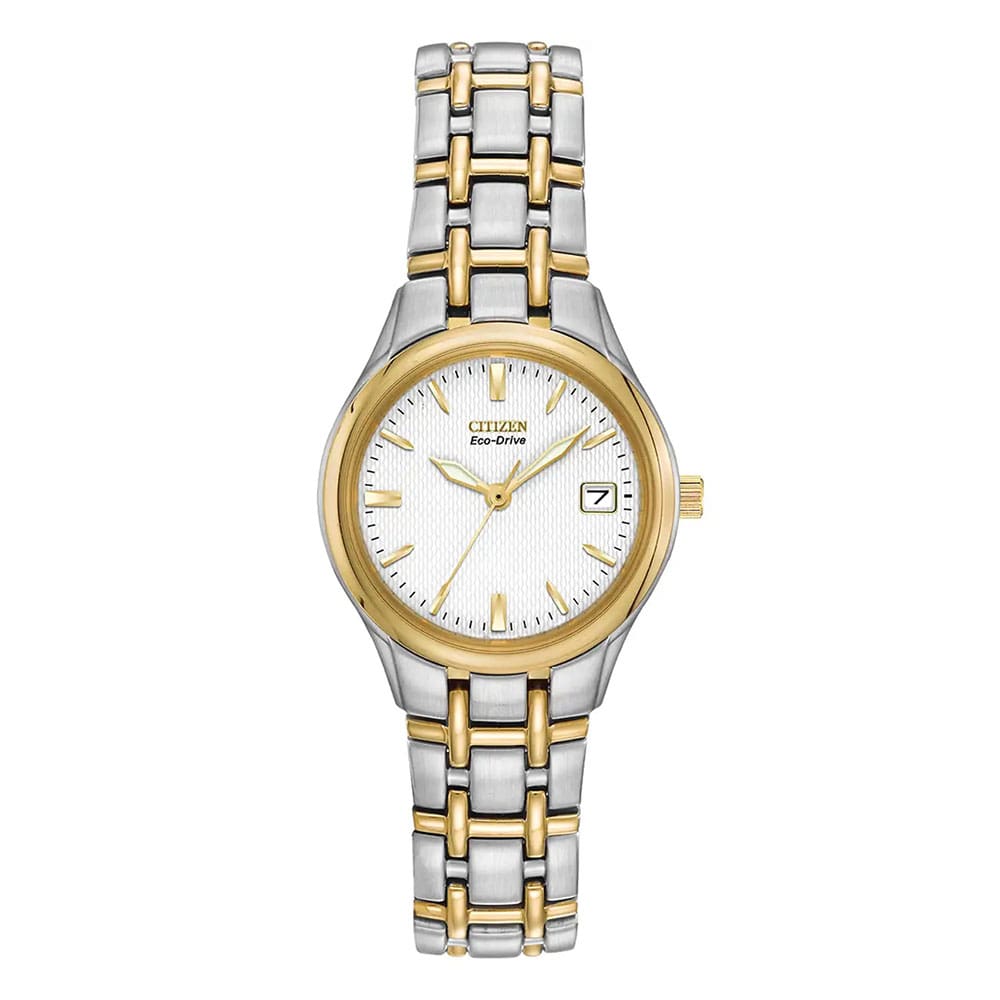 Citizen Eco-Drive Silhouette Two Tone Watch EW1264-50A