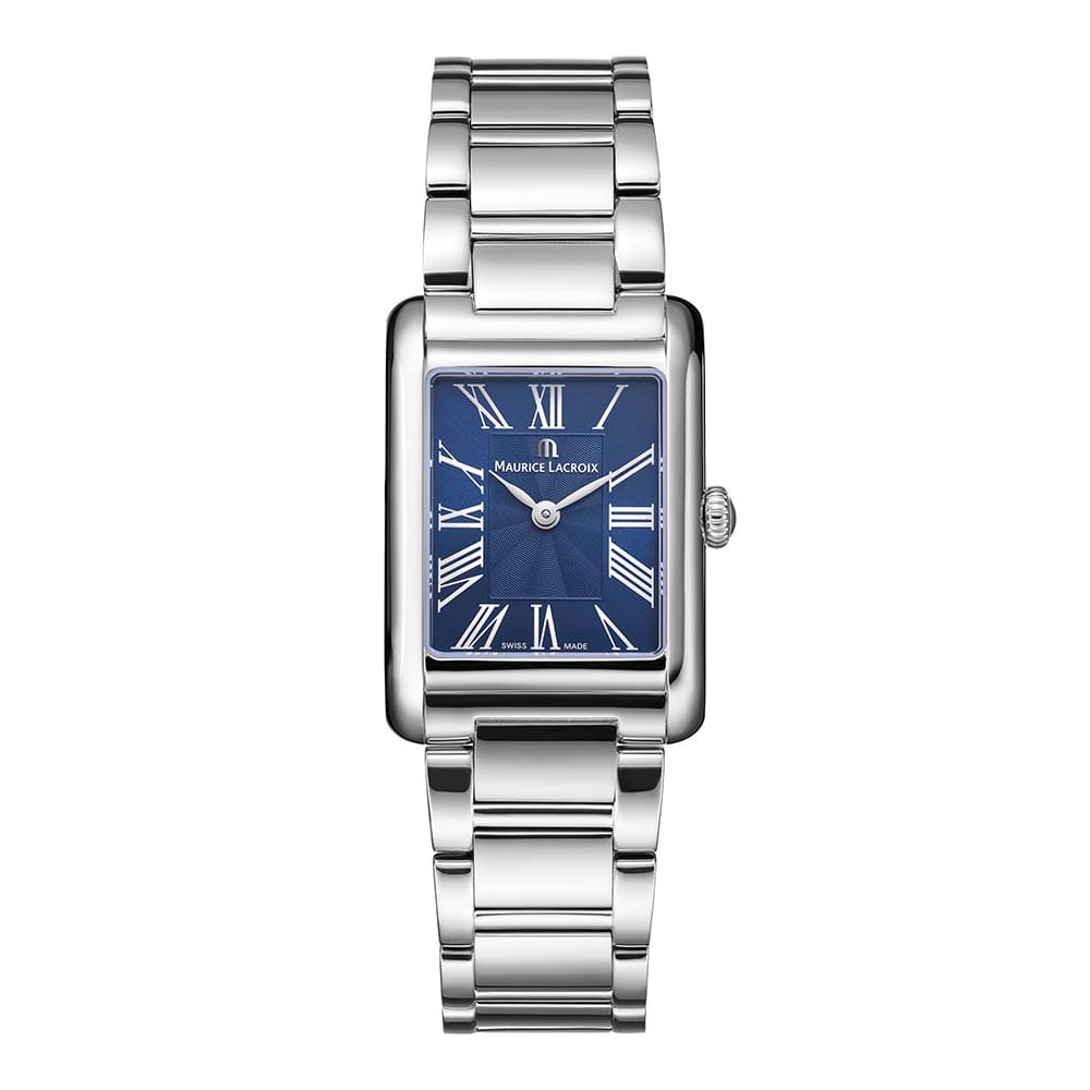 Maurice Lacroix Fiaba Square Blue Dial Watch FA1205-SS002-410-1