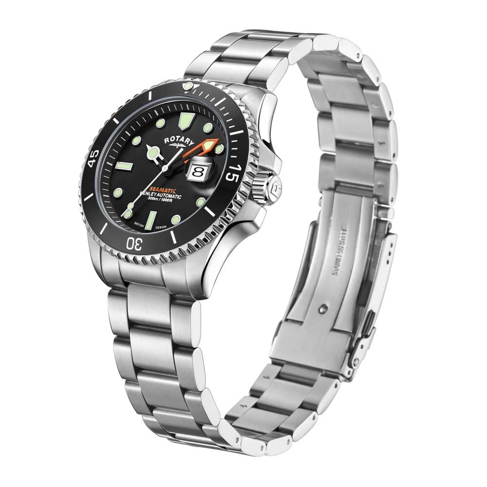 Rotary Seamatic Mens Automatic Divers Watch GB05430/04 - Image 3
