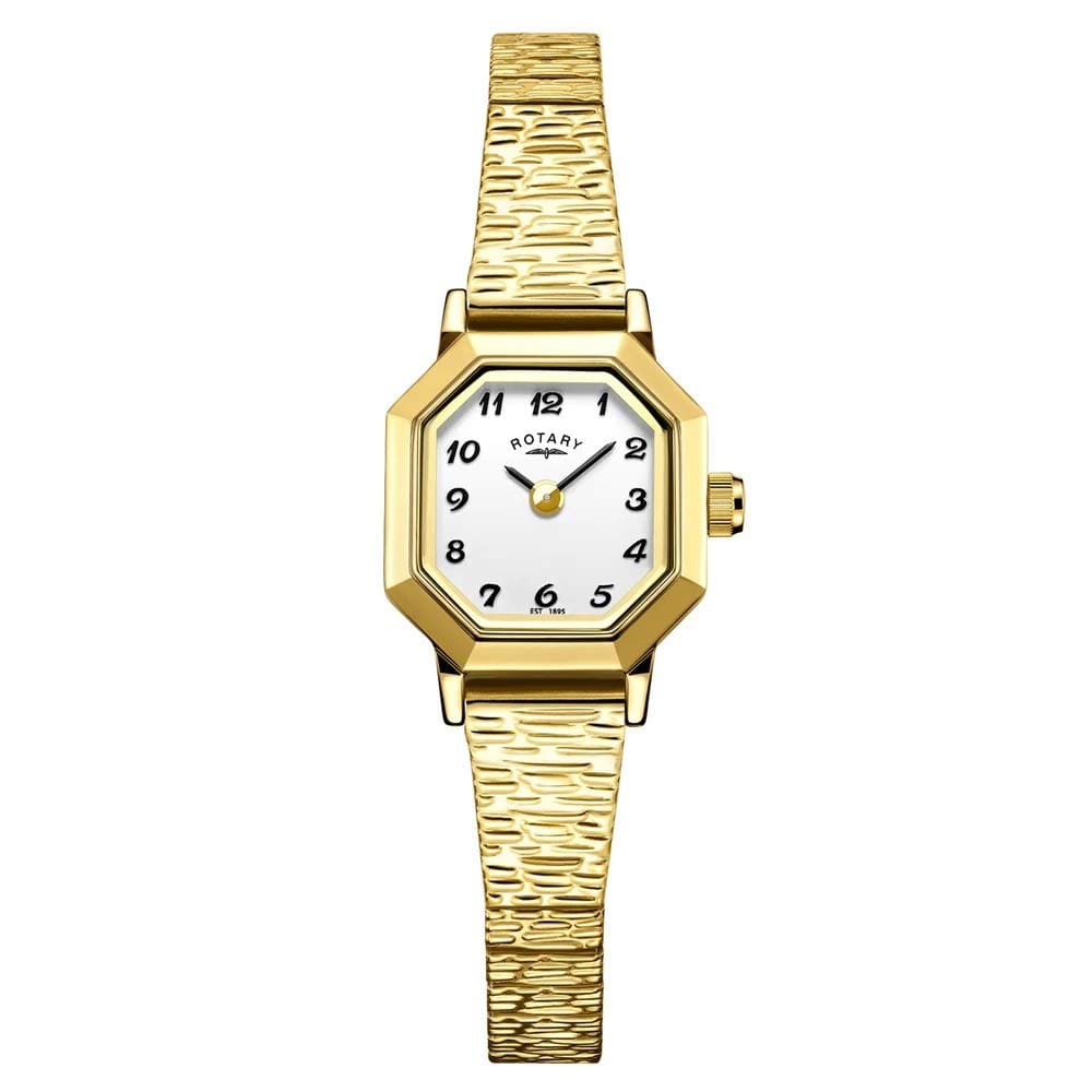 Rotary Ladies Gold PVD Expanding Bracelet Watch LB00764/29