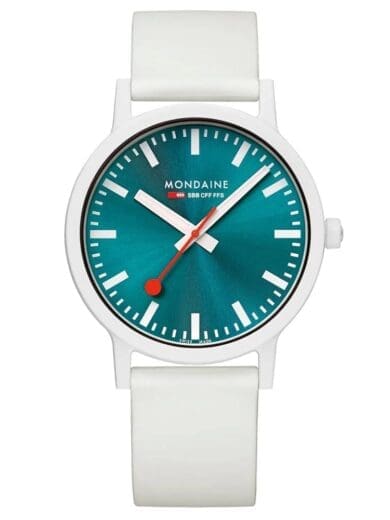 Mondaine Limited Edition Essence Teal 41mm Watch MS1.41140.RA