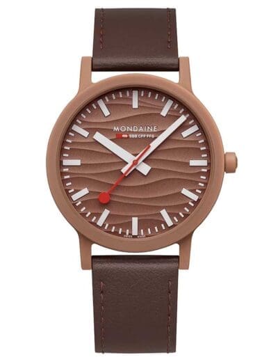 Mondaine Limited Edition Essence Mocha 41mm Watch MS1.41170.LTV
